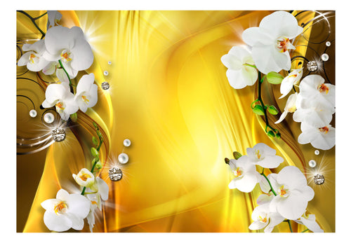 Papier Peint - Orchid in Gold - Intissé