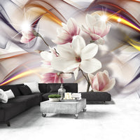 Papier Peint - Artistic Magnolias - Intissé