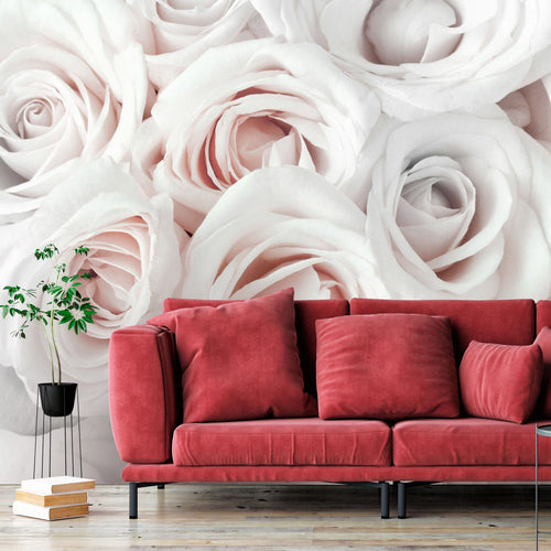 Papier Peint - Satin Rose Pink - Intissé