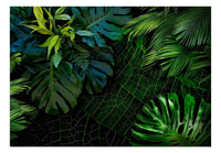 Papier Peint - Dark Jungle 100x70cm - Intissé