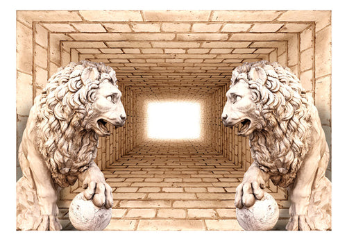 Papier Peint - Mystery of Lions - Intissé