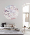 Komar Candy Sky Papier Peint 125x125cm Rond ambiance | Yourdecoration.fr