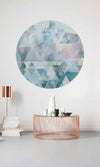 Komar Blueprism Papier Peint 125x125cm Rond ambiance | Yourdecoration.fr