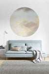 Komar Relic Clouds Papier Peint 125x125cm Rond ambiance | Yourdecoration.fr