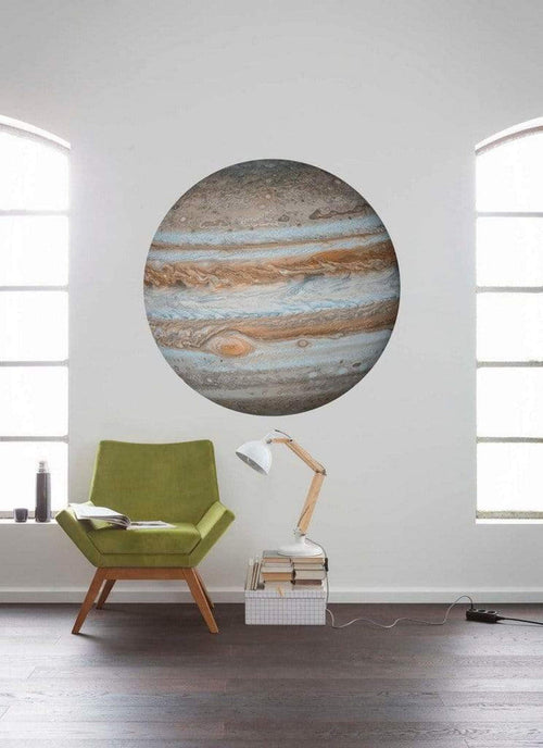 Komar Jupiter Papier Peint 125x125cm Rond ambiance | Yourdecoration.fr