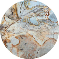 Komar Marble Sphere Papier Peint 125x125cm Rond | Yourdecoration.fr