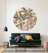Komar Botany Papier Peint 125x125cm Rond ambiance | Yourdecoration.fr