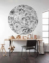 Komar Echeveria Papier Peint 125x125cm Rond ambiance | Yourdecoration.fr