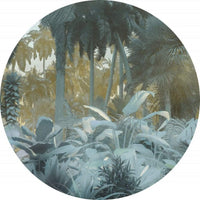 Komar Exotic Jungle Papier Peint 125x125cm Rond | Yourdecoration.fr