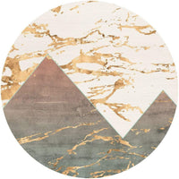 Komar Precious Peaks Papier Peint 125x125cm Rond | Yourdecoration.fr