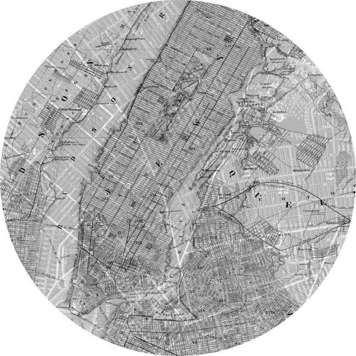 Komar Map Papier Peint 125x125cm Rond | Yourdecoration.fr