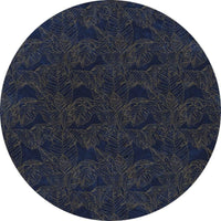 Komar Royal Blue Papier Peint 125x125cm Rond | Yourdecoration.fr
