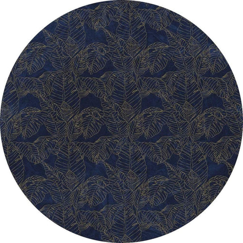 Komar Royal Blue Papier Peint 125x125cm Rond | Yourdecoration.fr