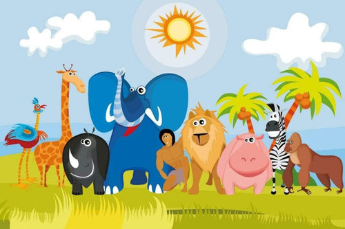 Dimex Africa Animals Papier Peint 375x250cm 5 bandes | Yourdecoration.fr