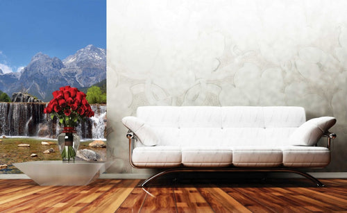 Dimex Alps Papier Peint 150x250cm 2 bandes ambiance | Yourdecoration.fr
