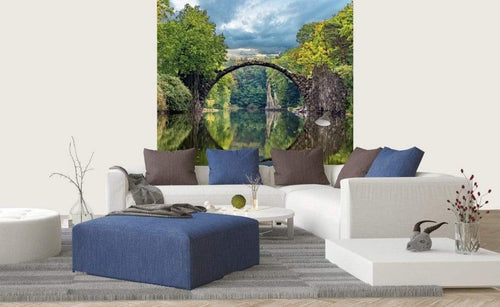 Dimex Arch Bridge Papier Peint 225x250cm 3 bandes ambiance | Yourdecoration.fr