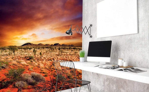 Dimex Australian Landscape Papier Peint 225x250cm 3 bandes ambiance | Yourdecoration.fr