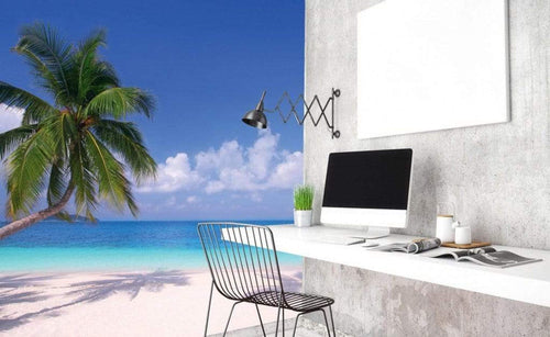 Dimex Beach Papier Peint 225x250cm 3 bandes ambiance | Yourdecoration.fr