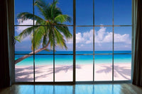 Dimex Beach Window View Papier Peint 375x250cm 5 bandes | Yourdecoration.fr