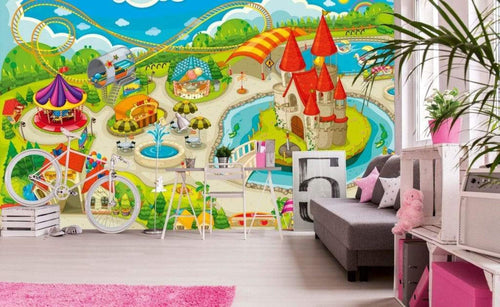 Dimex Beautiful Park Papier Peint 375x250cm 5 bandes ambiance | Yourdecoration.fr