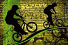 Dimex Bicycle Green Papier Peint 375x250cm 5 bandes | Yourdecoration.fr