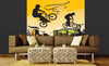 Dimex Bicycle Papier Peint 225x250cm 3 bandes ambiance | Yourdecoration.fr