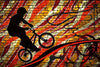Dimex Bicycle Red Papier Peint 375x250cm 5 bandes | Yourdecoration.fr