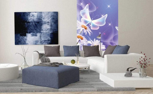 Dimex Butterfly Papier Peint 150x250cm 2 bandes ambiance | Yourdecoration.fr