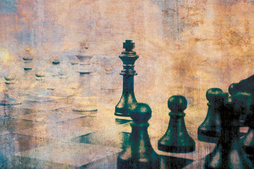 Dimex Chess Abstract Papier Peint 375x250cm 5 bandes | Yourdecoration.fr