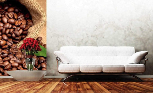 Dimex Coffee beans Papier Peint 150x250cm 2 bandes ambiance | Yourdecoration.fr