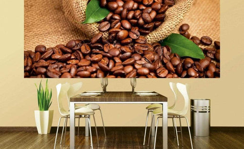 Dimex Coffee Beans Papier Peint 375x150cm 5 bandes ambiance | Yourdecoration.fr