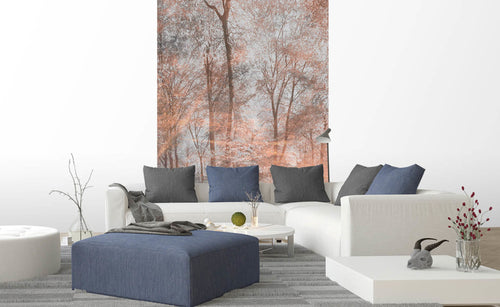 Dimex Colorful Forest Abstract Papier Peint 150x250cm 2 bandes ambiance | Yourdecoration.fr