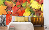 Dimex Colourful Leaves Papier Peint 375x250cm 5 bandes ambiance | Yourdecoration.fr