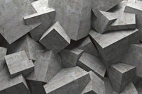 Dimex Concrete Cubes Papier Peint 375x250cm 5 bandes | Yourdecoration.fr