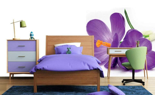 Dimex Crocus Papier Peint 225x250cm 3 bandes ambiance | Yourdecoration.fr