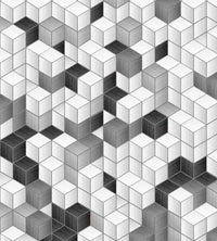 Dimex Cube Blocks Papier Peint 225x250cm 3 bandes | Yourdecoration.fr