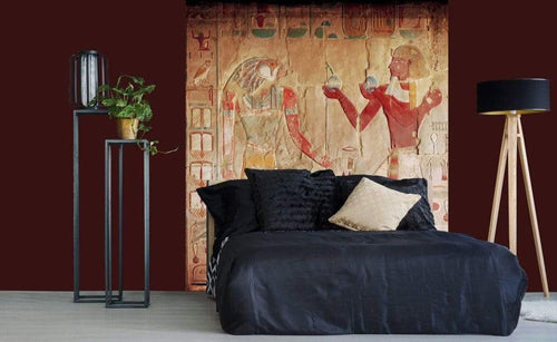 Dimex Egypt Painting Papier Peint 225x250cm 3 bandes ambiance | Yourdecoration.fr