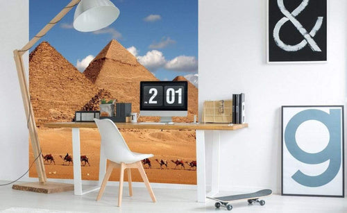 Dimex Egypt Pyramid Papier Peint 225x250cm 3 bandes ambiance | Yourdecoration.fr