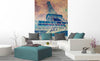 Dimex Eiffel Tower Abstract I Papier Peint 150x250cm 2 bandes ambiance | Yourdecoration.fr