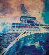 Dimex Eiffel Tower Abstract I Papier Peint 225x250cm 3 bandes | Yourdecoration.fr