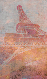 Dimex Eiffel Tower Abstract II Papier Peint 150x250cm 2 bandes | Yourdecoration.fr