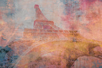 Dimex Eiffel Tower Abstract II Papier Peint 375x250cm 5 bandes | Yourdecoration.fr