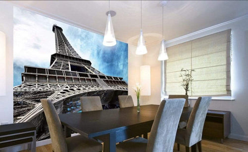 Dimex Eiffel Tower Papier Peint 225x250cm 3 bandes ambiance | Yourdecoration.fr