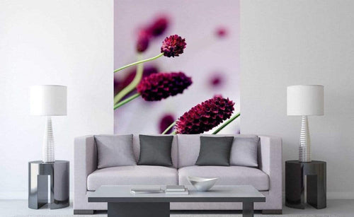 Dimex Floral Violet Papier Peint 150x250cm 2 bandes ambiance | Yourdecoration.fr