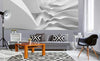 Dimex Futuristic Wave Papier Peint 375x150cm 5 bandes ambiance | Yourdecoration.fr