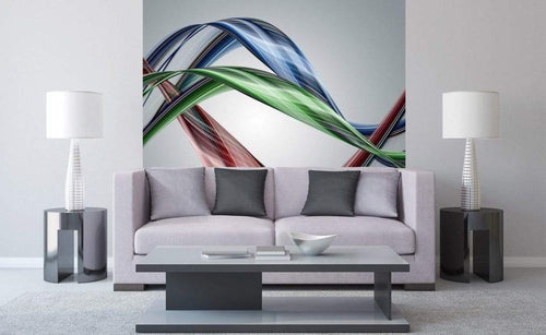 Dimex Glossy Wave Papier Peint 225x250cm 3 bandes ambiance | Yourdecoration.fr