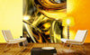 Dimex Golden wires Papier Peint 225x250cm 3 bandes ambiance | Yourdecoration.fr