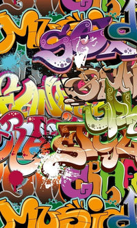 Dimex Graffiti Art Papier Peint 150x250cm 2 bandes | Yourdecoration.fr