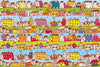 Dimex Houses in Town Papier Peint 375x250cm 5 bandes | Yourdecoration.fr