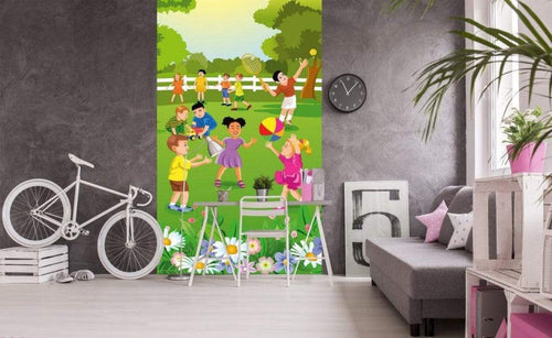 Dimex Kids in Garden Papier Peint 150x250cm 2 bandes ambiance | Yourdecoration.fr